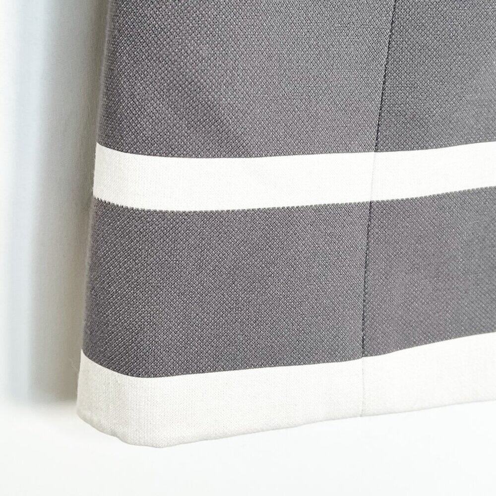 Halogen Cream & Grey Striped Jacket Coat - Picture 6 of 16